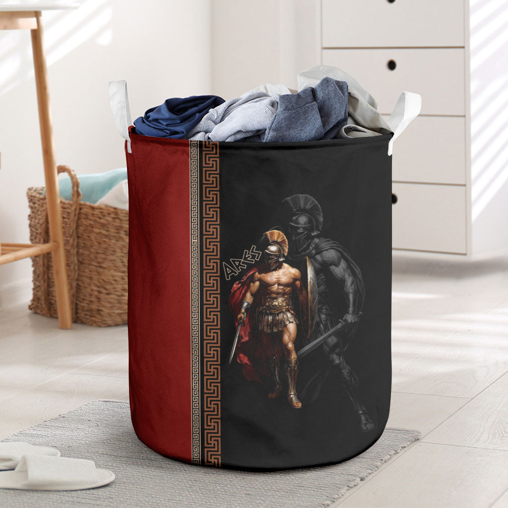 Ares Greek God Of War Laundry Basket Warrior Ancient Mythology