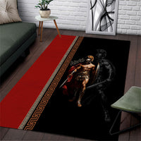 Ares Greek God Of War Area Rug Warrior Ancient Mythology
