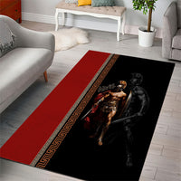 Ares Greek God Of War Area Rug Warrior Ancient Mythology