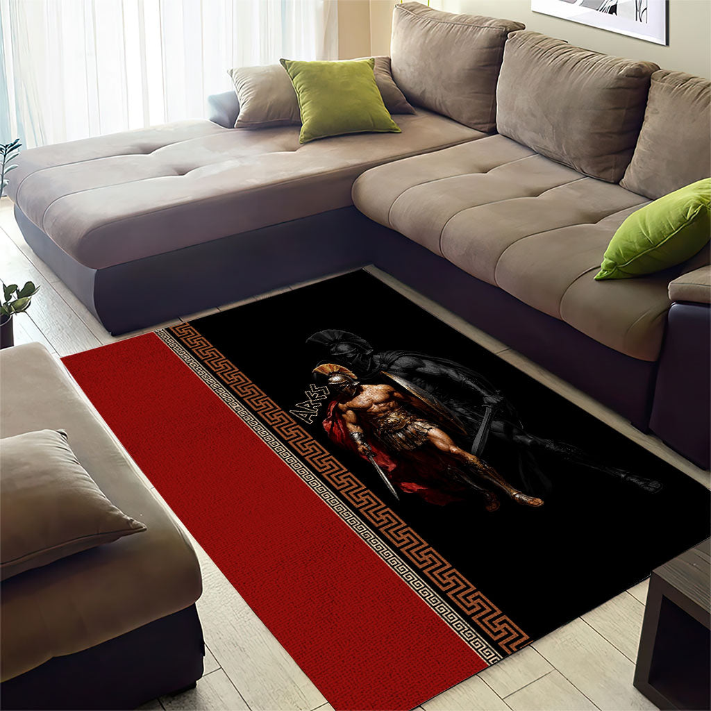 Ares Greek God Of War Area Rug Warrior Ancient Mythology