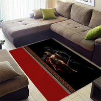 Ares Greek God Of War Area Rug Warrior Ancient Mythology