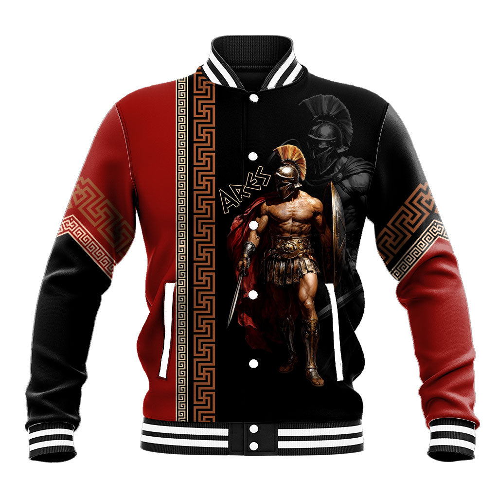 Ares Greek God Of War Baseball Jacket Warrior Ancient Mythology