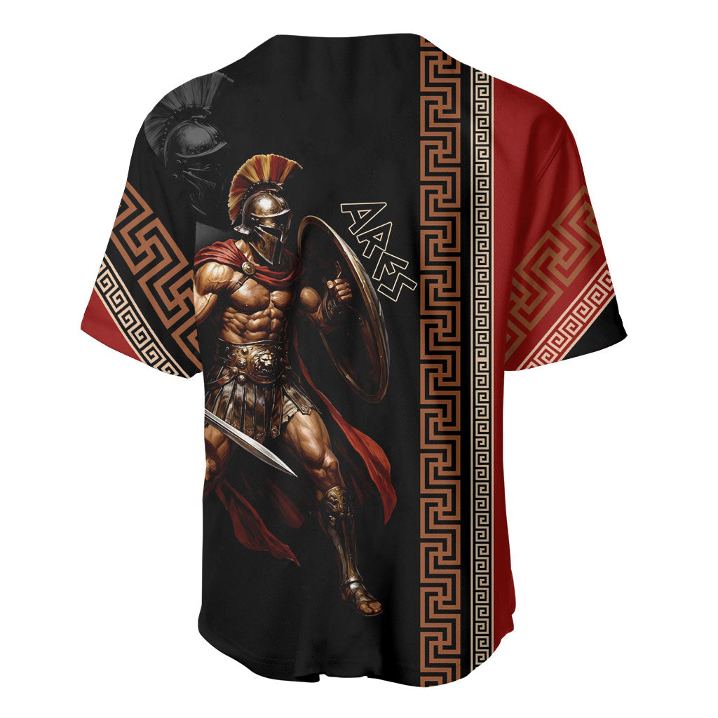 Ares Greek God Of War Baseball Jersey Warrior Ancient Mythology