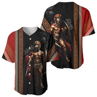 Ares Greek God Of War Baseball Jersey Warrior Ancient Mythology