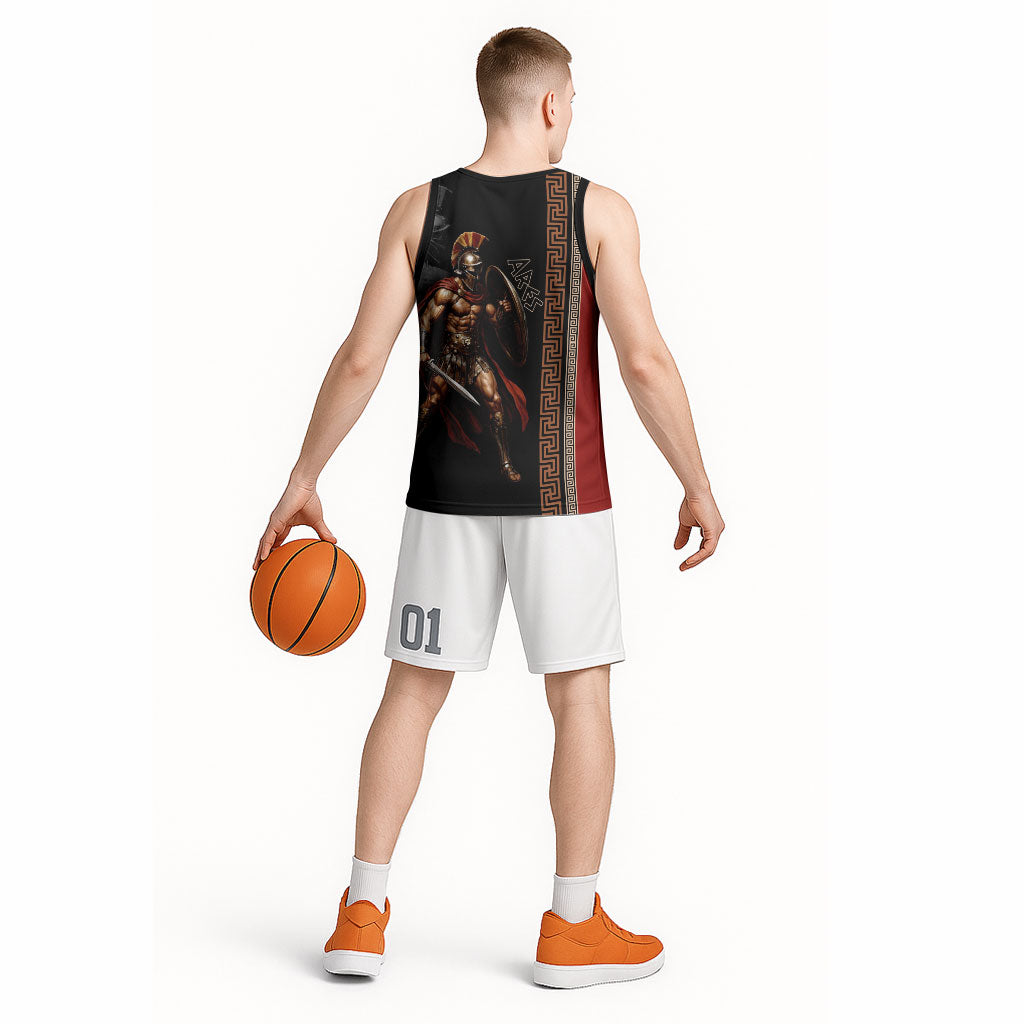 Ares Greek God Of War Basketball Jersey Warrior Ancient Mythology