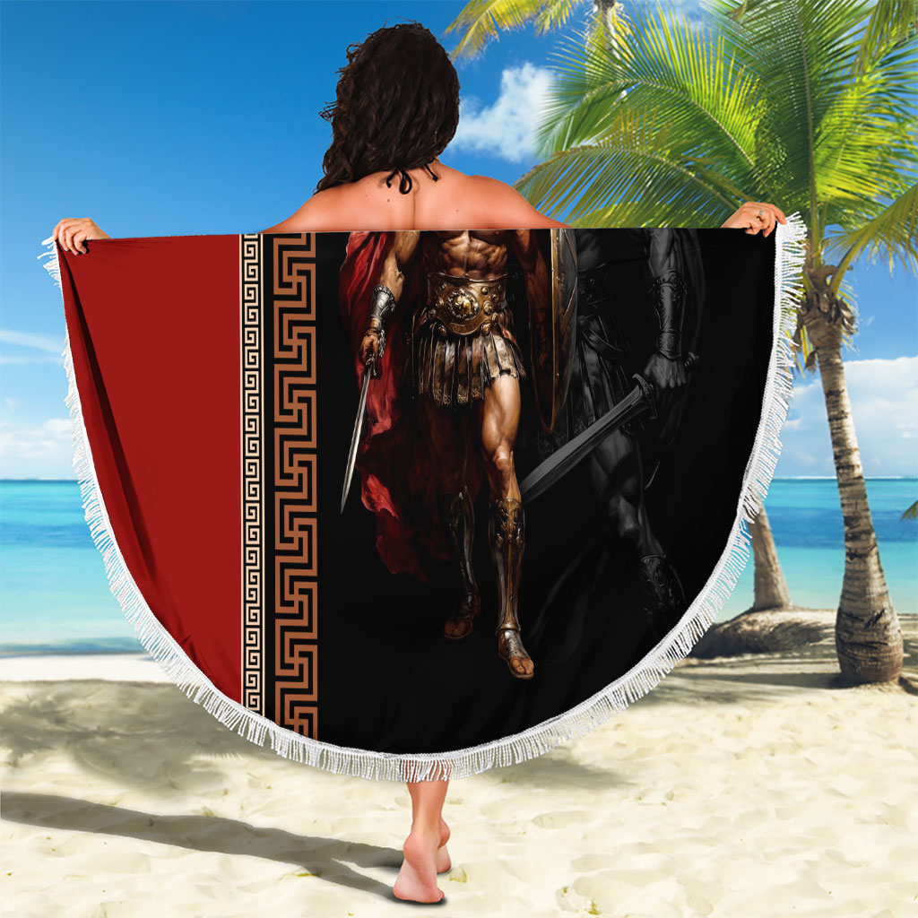 Ares Greek God Of War Beach Blanket Warrior Ancient Mythology