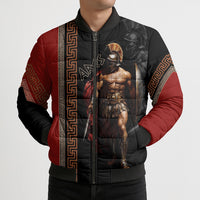 Ares Greek God Of War Bomber Puffer Jacket Warrior Ancient Mythology