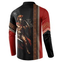 Ares Greek God Of War Button Sweatshirt Warrior Ancient Mythology