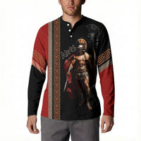 Ares Greek God Of War Button Sweatshirt Warrior Ancient Mythology