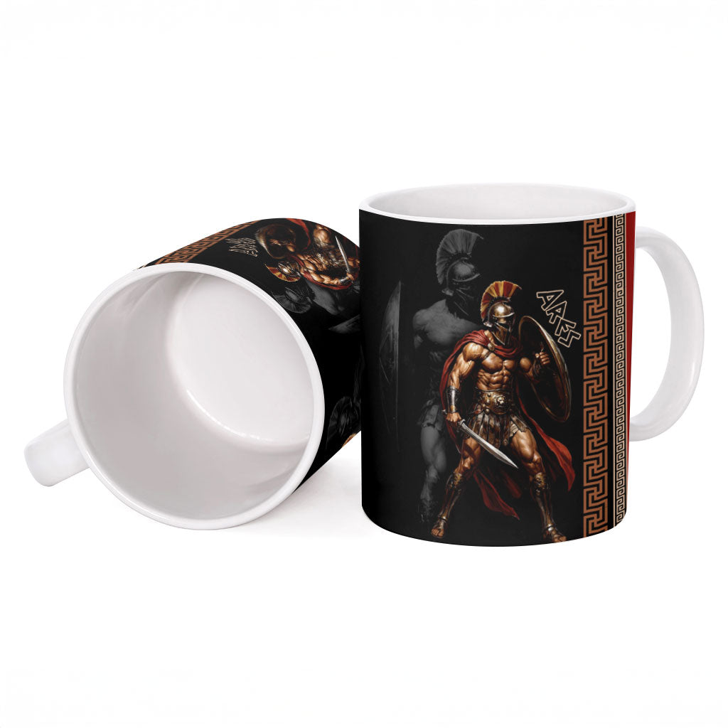 Ares Greek God Of War Ceramic Mug Warrior Ancient Mythology
