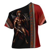 Ares Greek God Of War Cross Shoulder Shirt Warrior Ancient Mythology