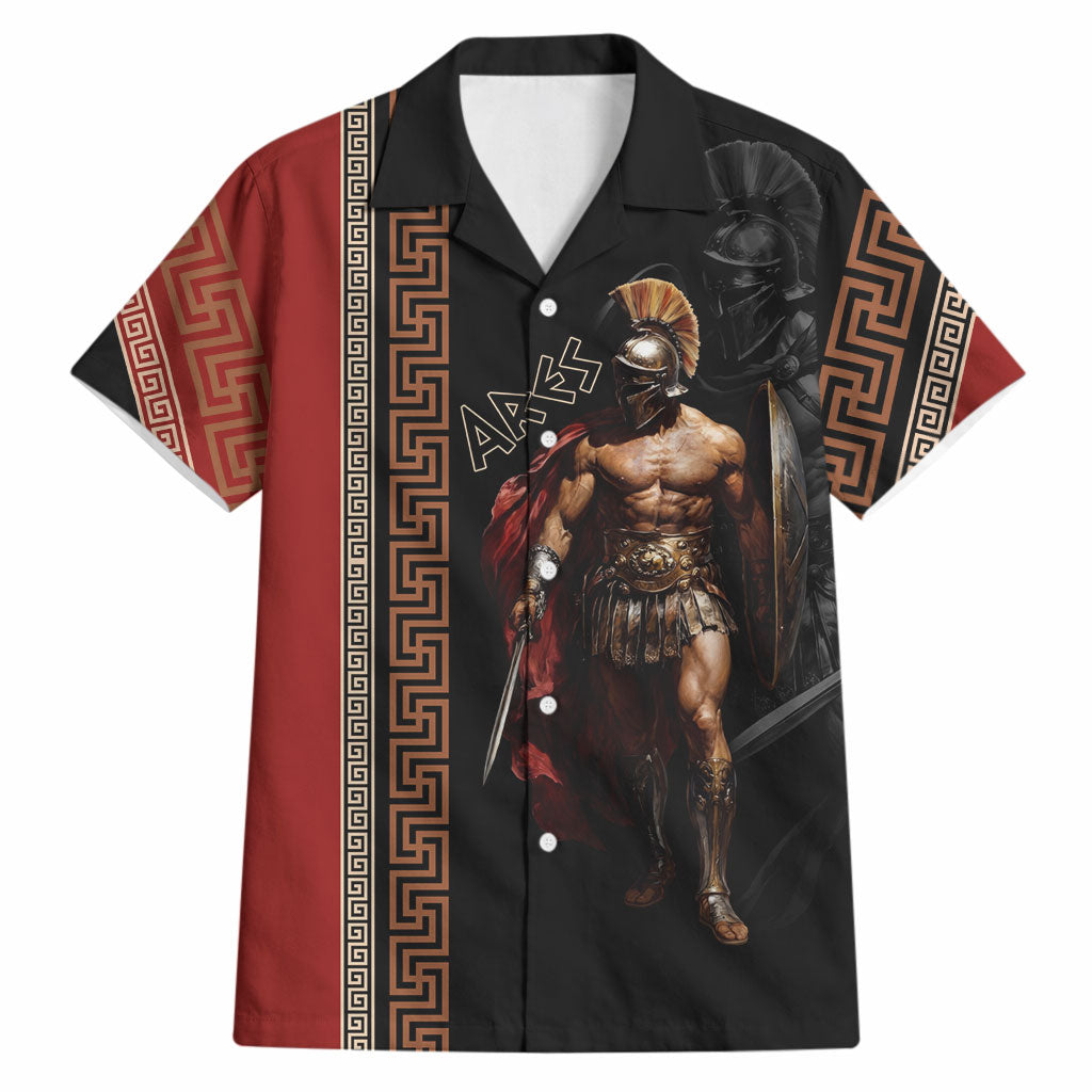 Ares Greek God Of War Hawaiian Shirt Warrior Ancient Mythology