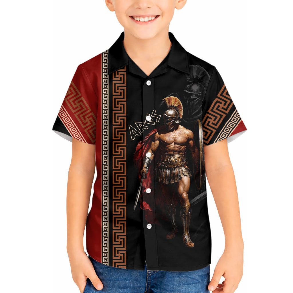 Ares Greek God Of War Hawaiian Shirt Warrior Ancient Mythology