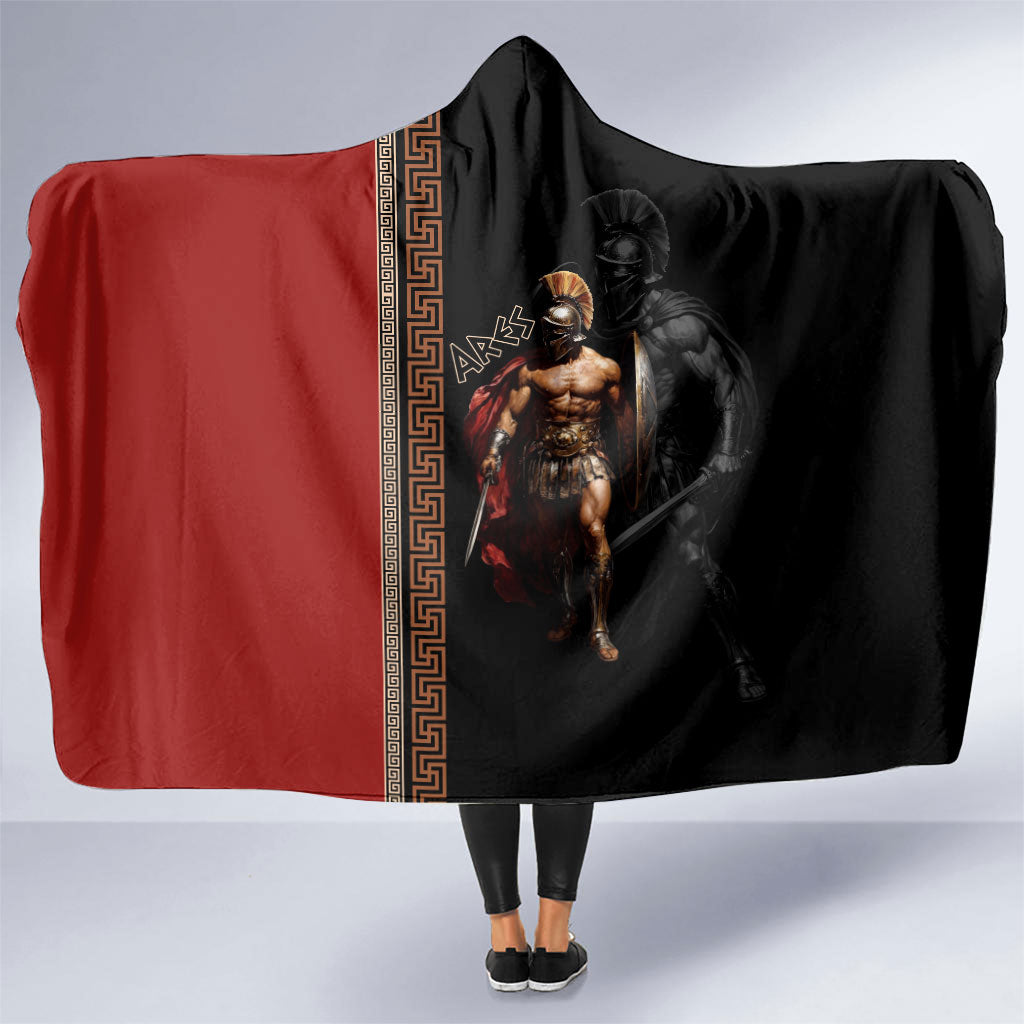 Ares Greek God Of War Hooded Blanket Warrior Ancient Mythology