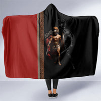 Ares Greek God Of War Hooded Blanket Warrior Ancient Mythology
