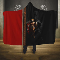 Ares Greek God Of War Hooded Blanket Warrior Ancient Mythology