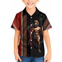 Ares Greek God Of War Kid Hawaiian Shirt Warrior Ancient Mythology