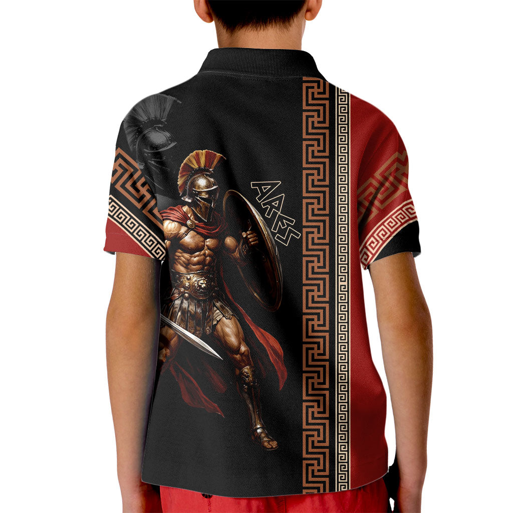 Ares Greek God Of War Kid Polo Shirt Warrior Ancient Mythology