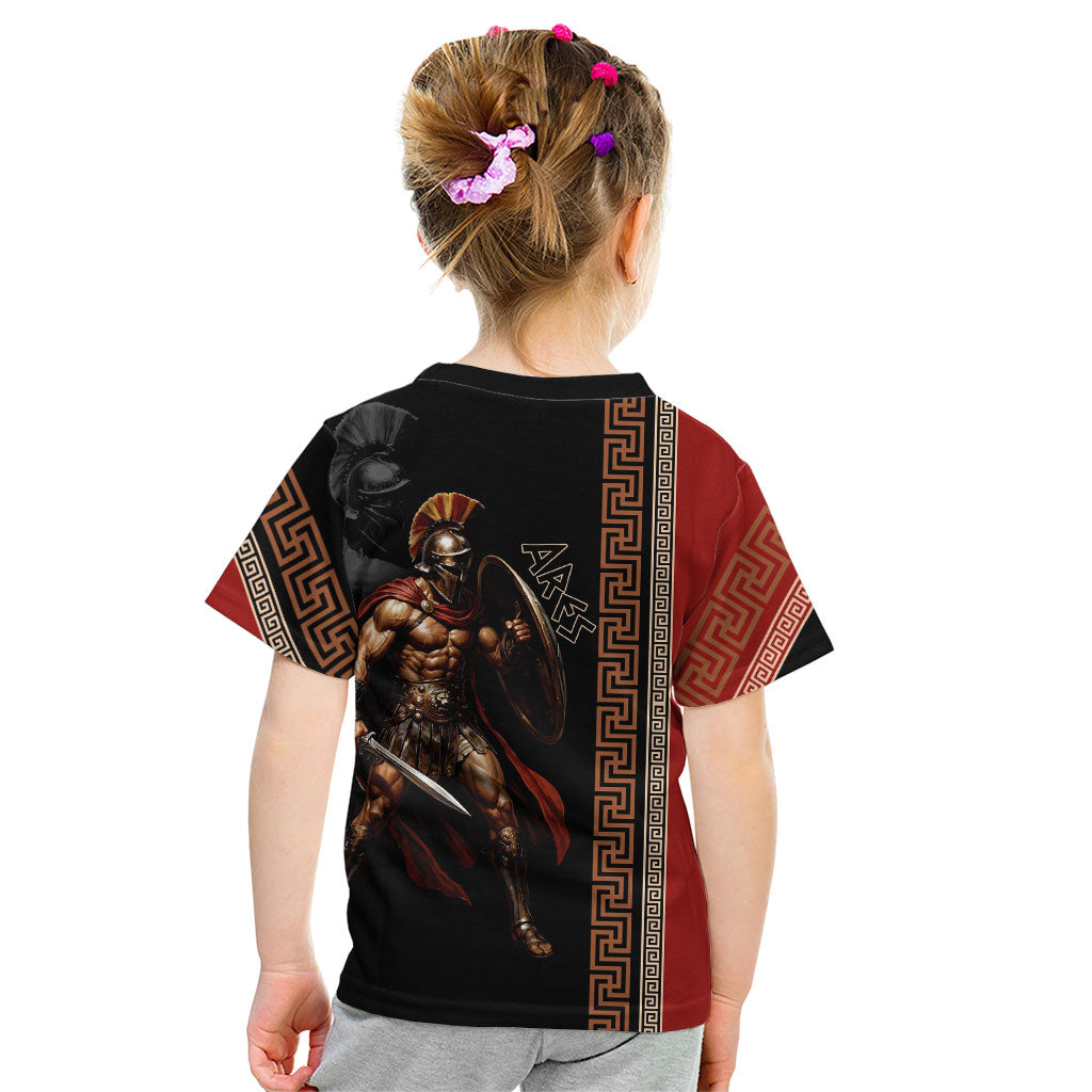 Ares Greek God Of War Kid T Shirt Warrior Ancient Mythology