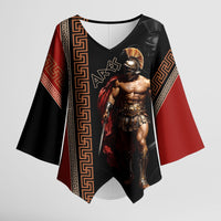 Ares Greek God Of War Kimono Sleeve Blouse Warrior Ancient Mythology