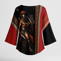 Ares Greek God Of War Kimono Sleeve Blouse Warrior Ancient Mythology