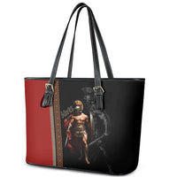 Ares Greek God Of War Leather Tote Bag Warrior Ancient Mythology