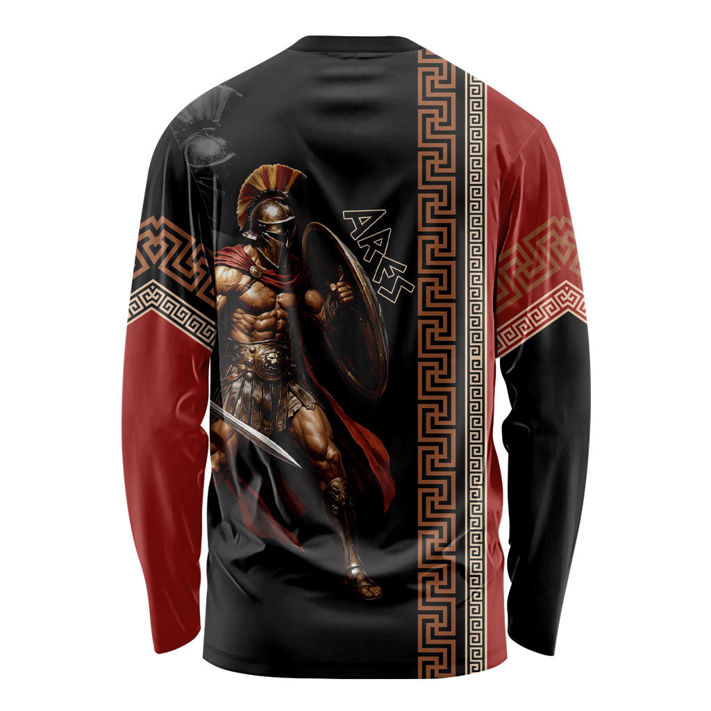 Ares Greek God Of War Long Sleeve Shirt Warrior Ancient Mythology