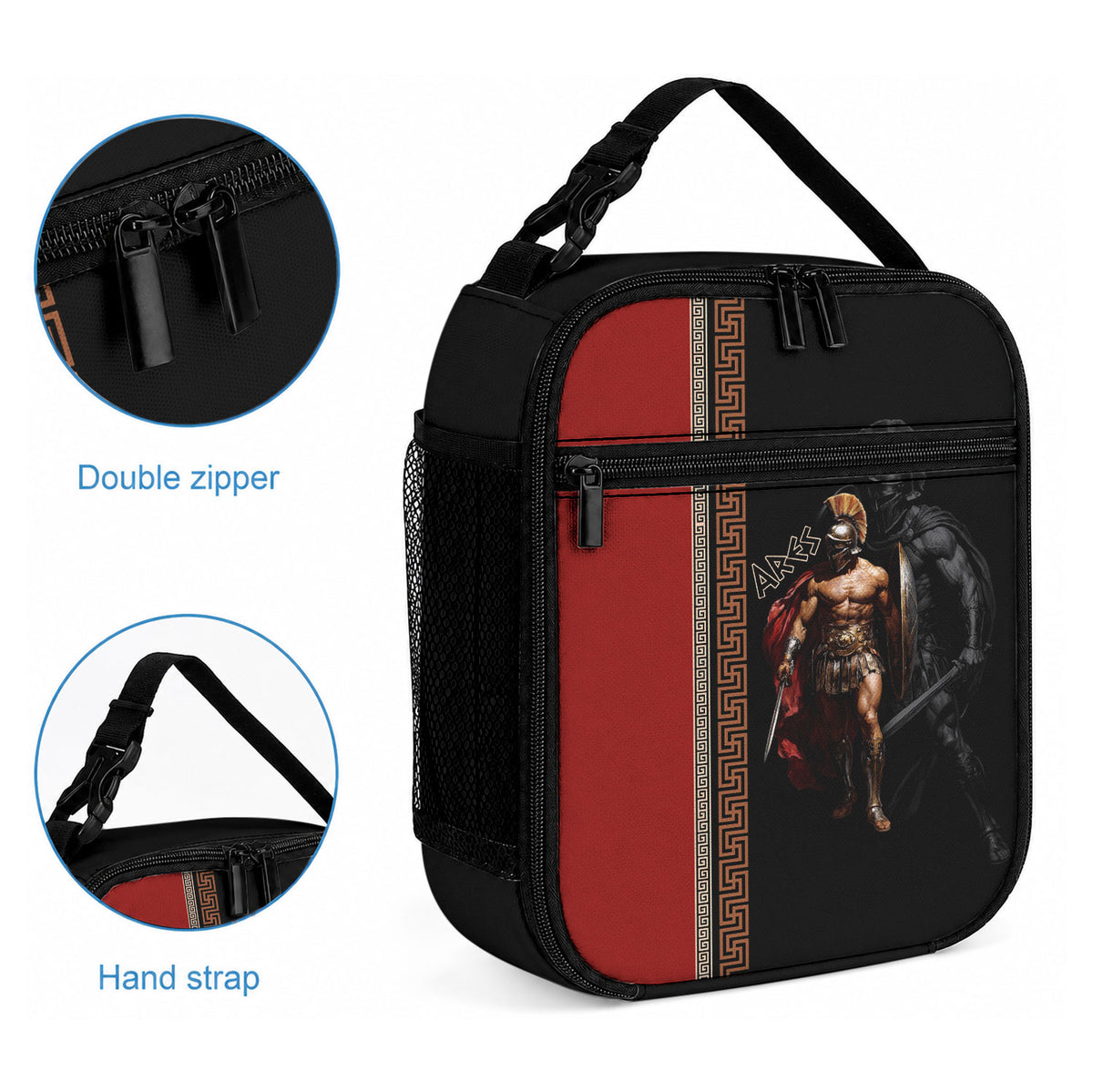 Ares Greek God Of War Lunch Bag Warrior Ancient Mythology