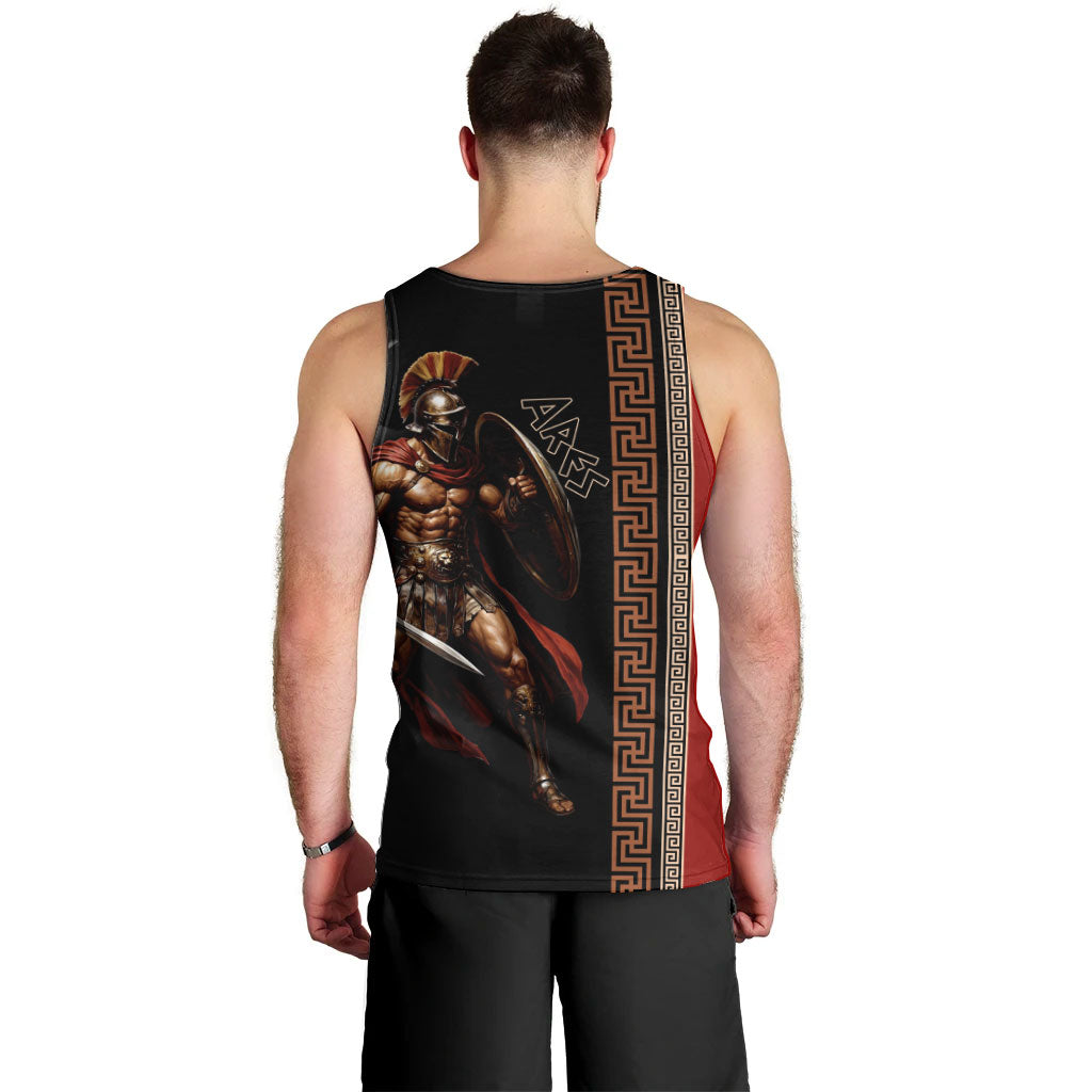 Ares Greek God Of War Men Tank Top Warrior Ancient Mythology