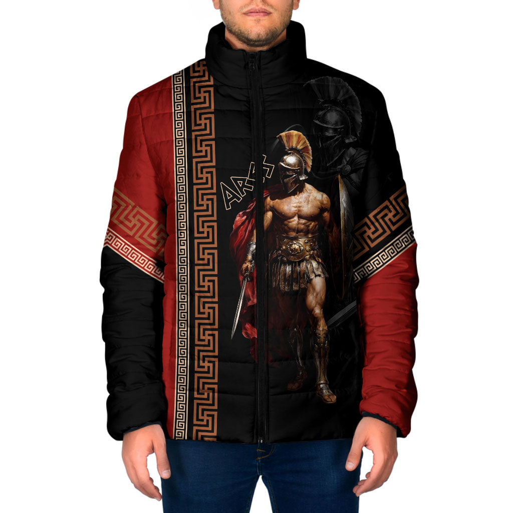 Ares Greek God Of War Padded Jacket Warrior Ancient Mythology