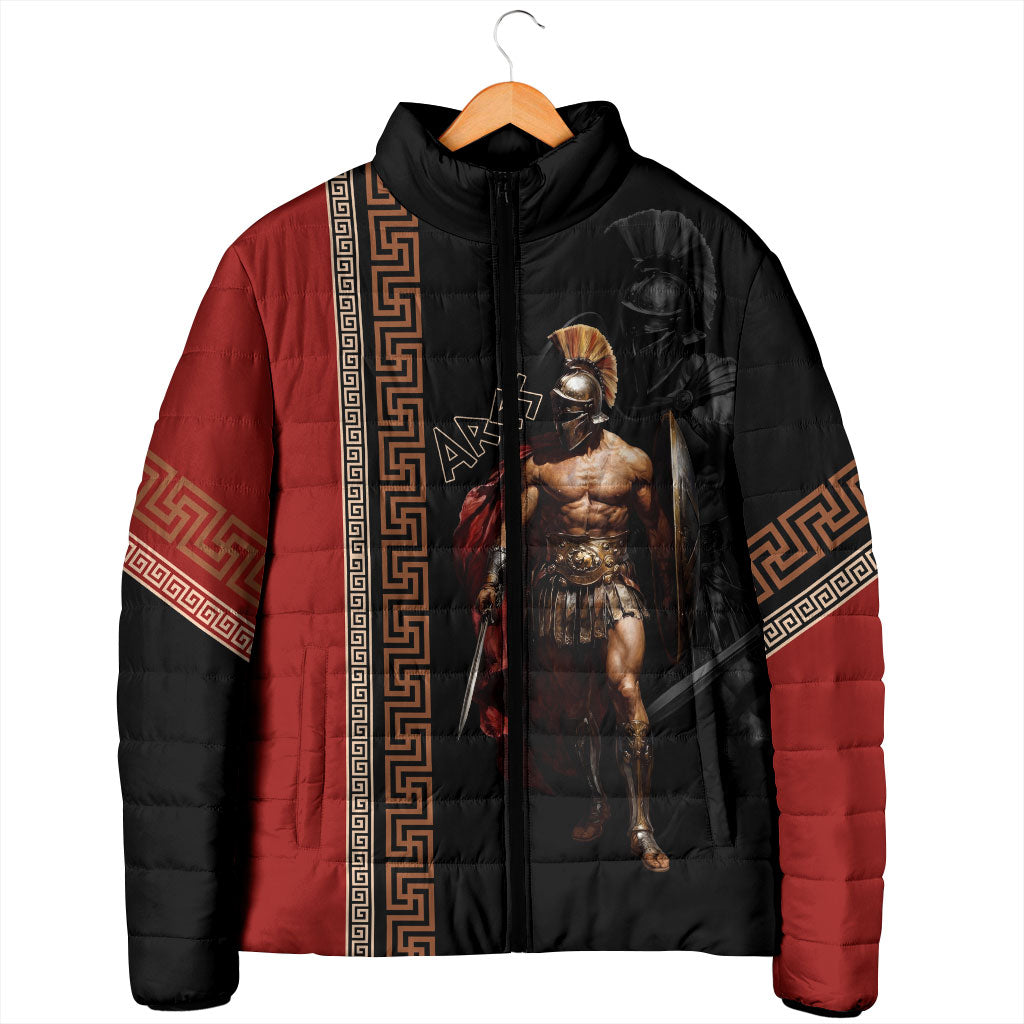 Ares Greek God Of War Padded Jacket Warrior Ancient Mythology