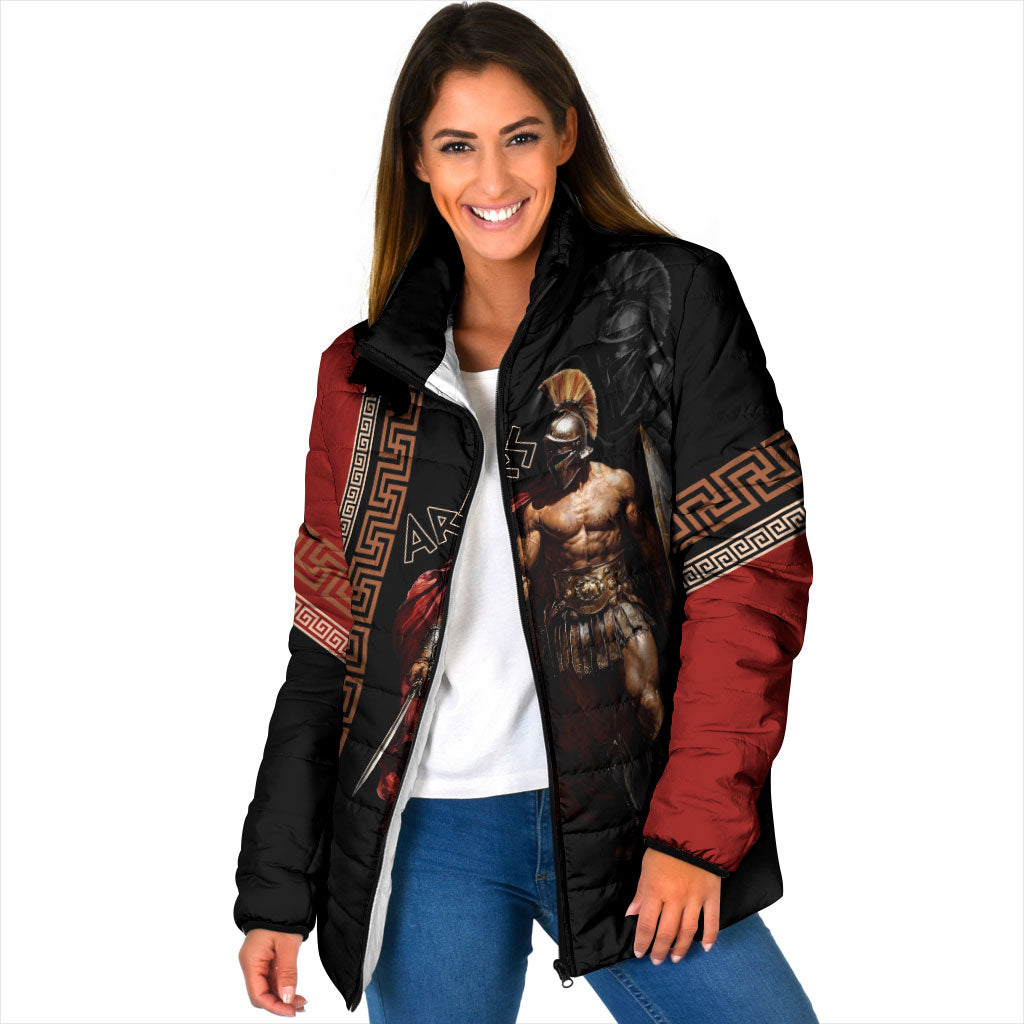 Ares Greek God Of War Padded Jacket Warrior Ancient Mythology