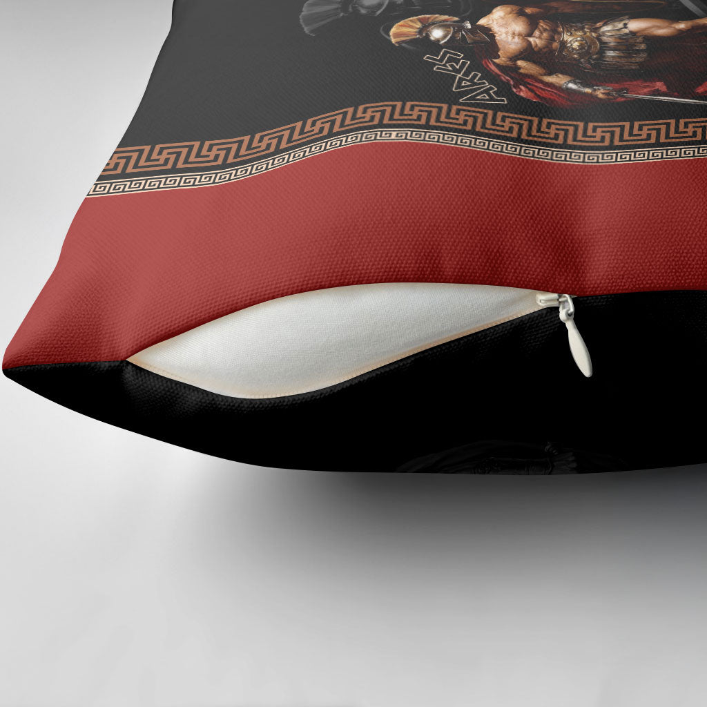 Ares Greek God Of War Pillow Cover Warrior Ancient Mythology