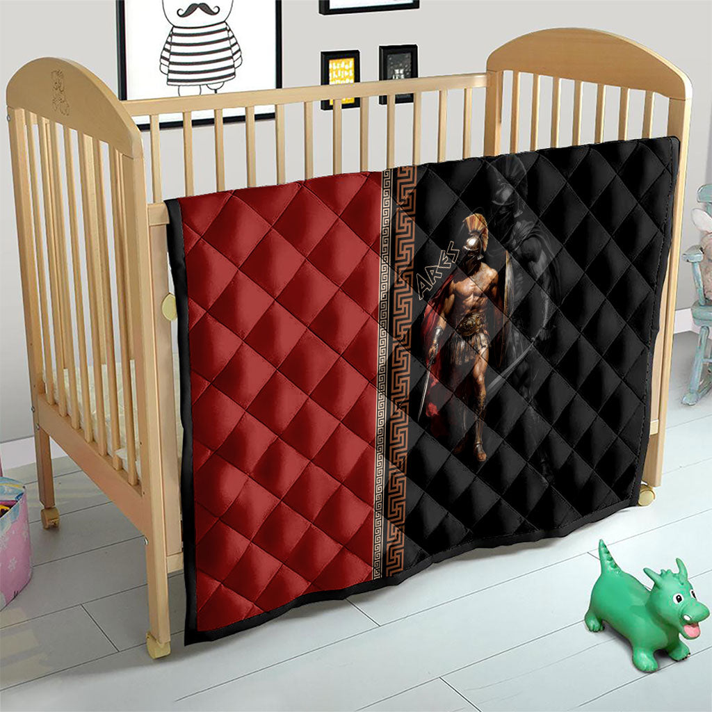 Ares Greek God Of War Quilt Warrior Ancient Mythology