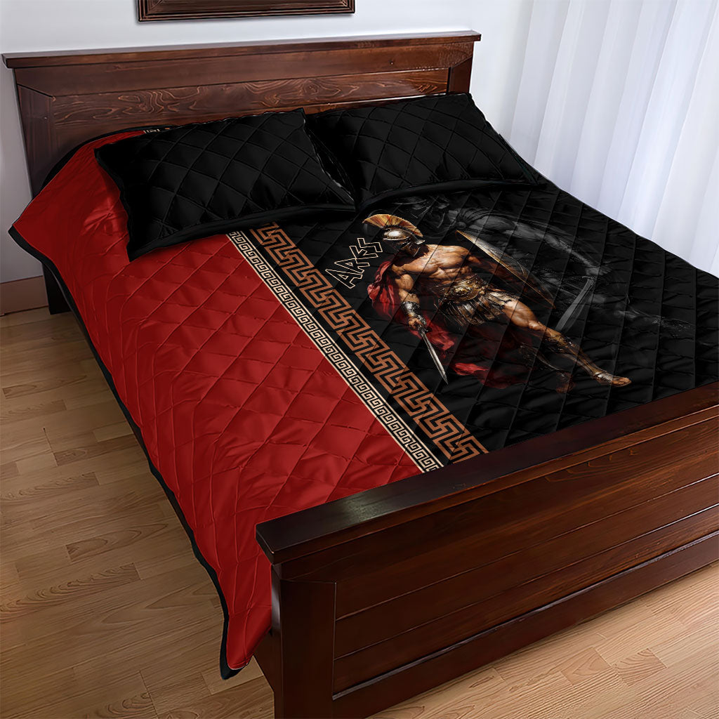 Ares Greek God Of War Quilt Bed Set Warrior Ancient Mythology