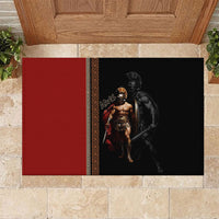 Ares Greek God Of War Rubber Doormat Warrior Ancient Mythology