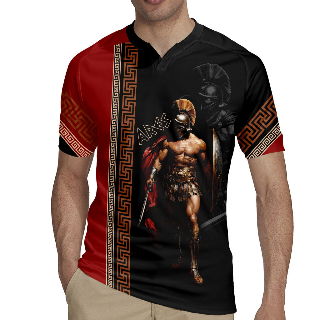 Ares Greek God Of War Rugby Jersey Warrior Ancient Mythology