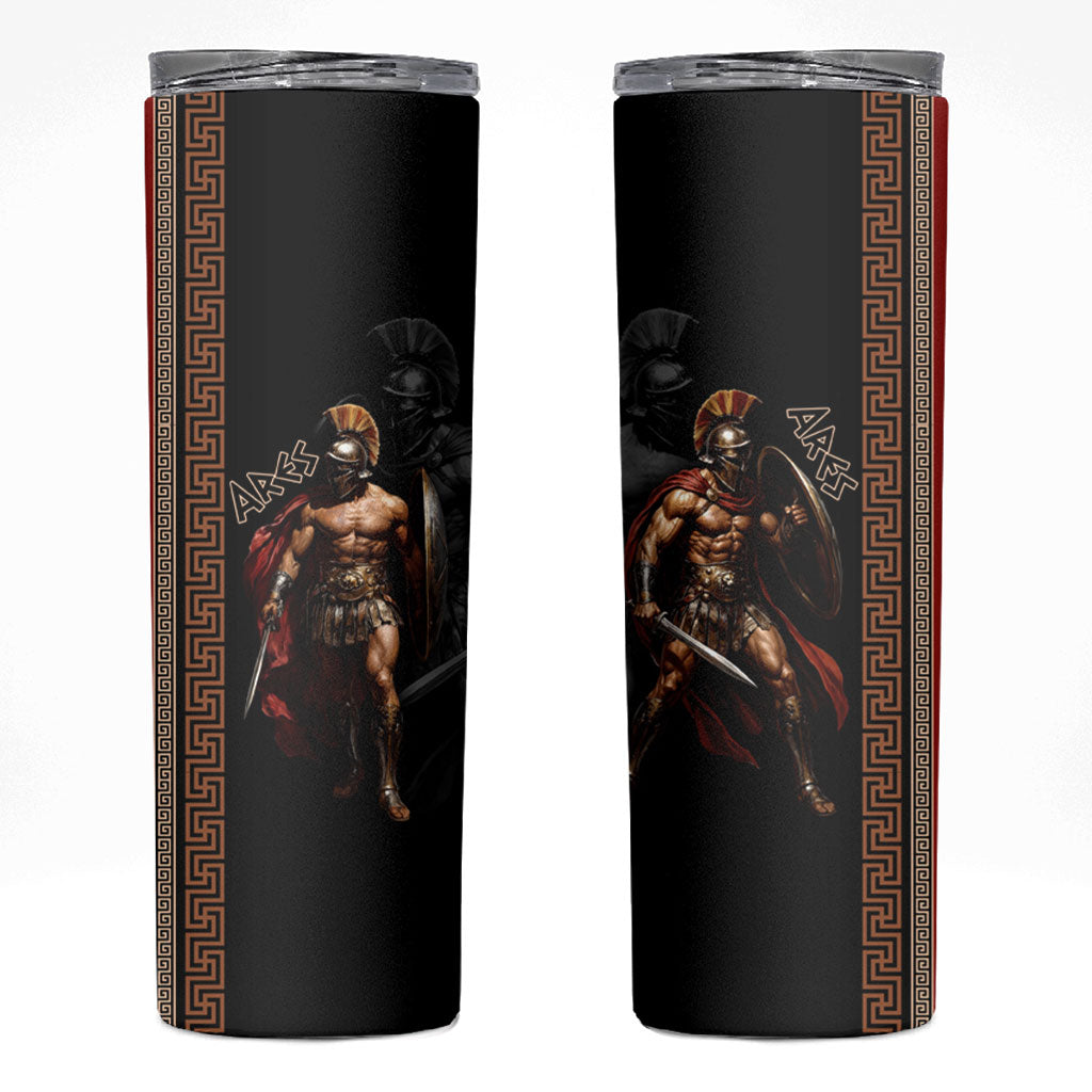 Ares Greek God Of War Skinny Tumbler Warrior Ancient Mythology
