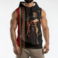 Ares Greek God Of War Sleeveless Hoodie Warrior Ancient Mythology