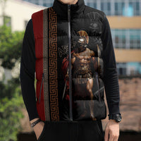 Ares Greek God Of War Sleeveless Puffer Jacket Warrior Ancient Mythology