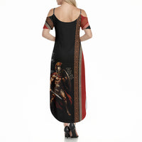Ares Greek God Of War Summer Maxi Dress Warrior Ancient Mythology