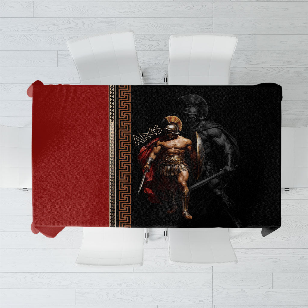 Ares Greek God Of War Tablecloth Warrior Ancient Mythology