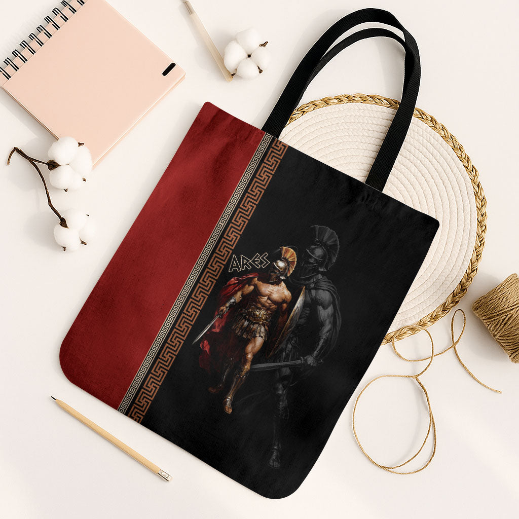 Ares Greek God Of War Tote Bag Warrior Ancient Mythology