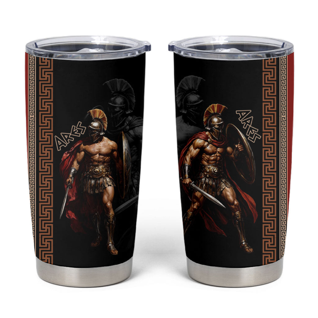 Ares Greek God Of War Tumbler Cup Warrior Ancient Mythology