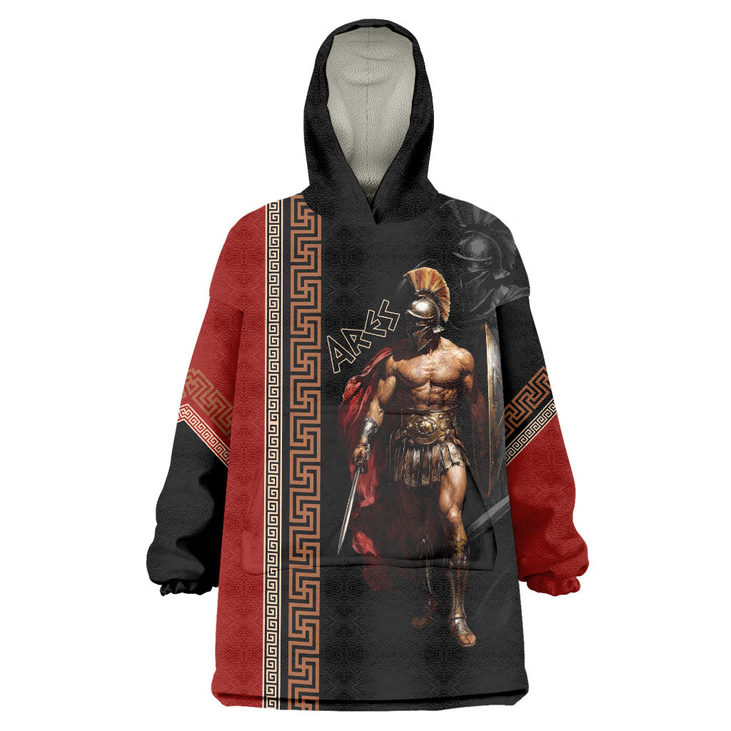 Ares Greek God Of War Wearable Blanket Hoodie Warrior Ancient Mythology