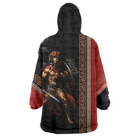 Ares Greek God Of War Wearable Blanket Hoodie Warrior Ancient Mythology