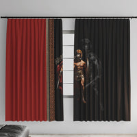 Ares Greek God Of War Window Curtain Warrior Ancient Mythology