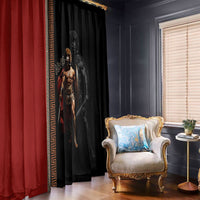 Ares Greek God Of War Window Curtain Warrior Ancient Mythology