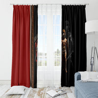 Ares Greek God Of War Window Curtain Warrior Ancient Mythology