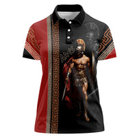 Ares Greek God Of War Women Polo Shirt Warrior Ancient Mythology
